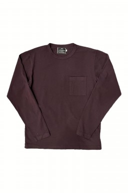 Dehen 1920 Heavy Duty Long Sleeve Tee Brown