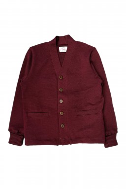 Dehen 1920 Classic Cardigan Burgundy