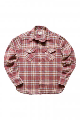 Wythe Washed Flannel Workshirt Autumn Rust