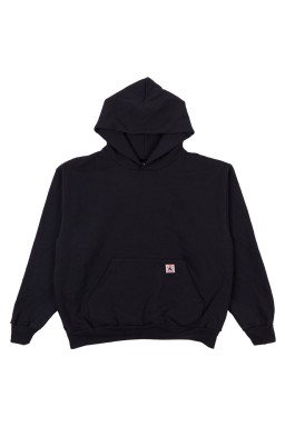 Randy's Garments Heavyweight Cross-Neck Hoodie Dark Navy