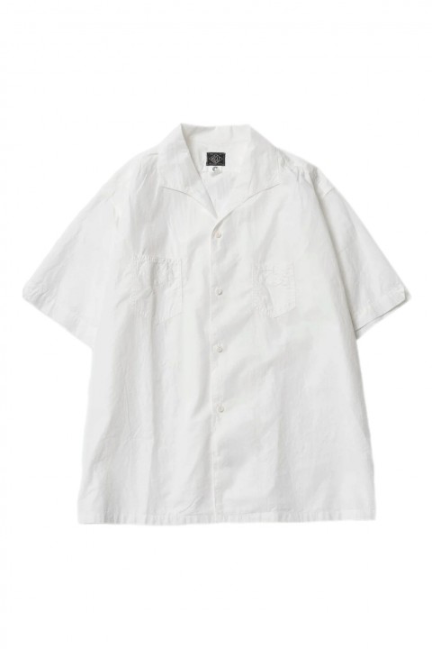 Post Overalls Fever 2 S/S White High Count Broadcloth