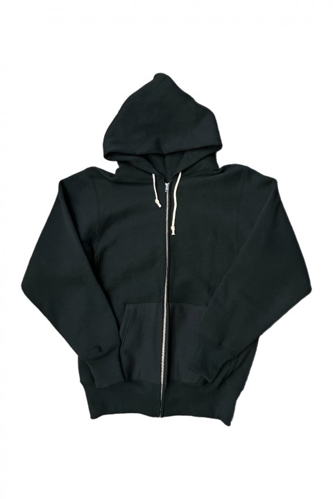 Warehouse & Co. Lot. 487 Heavyweight Zip Hoodie Black