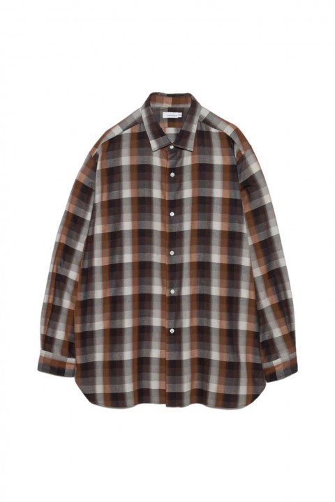 Nanamica Regular Collar Wind Shirt Brown