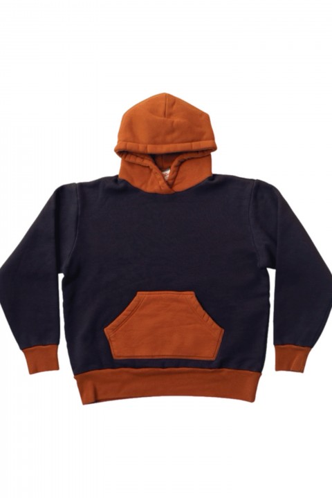 Velva Sheen 50's Pullover Hoodie Black/Orange