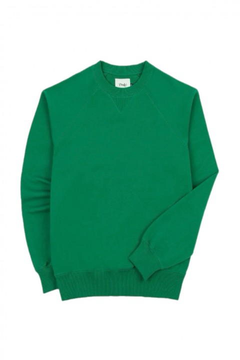 Drake's Cotton Cashmere Sweatshirt Green