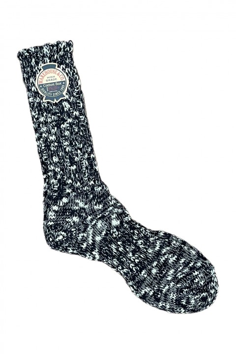 Warehouse & Co. Slub Rib Zokki Socks Navy