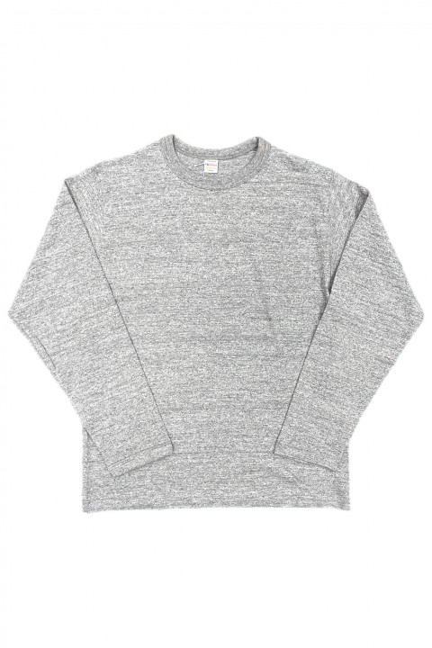 Warehouse & Co. Lot 5906 Long Sleeve Crew Neck T-Shirt Heather Grey
