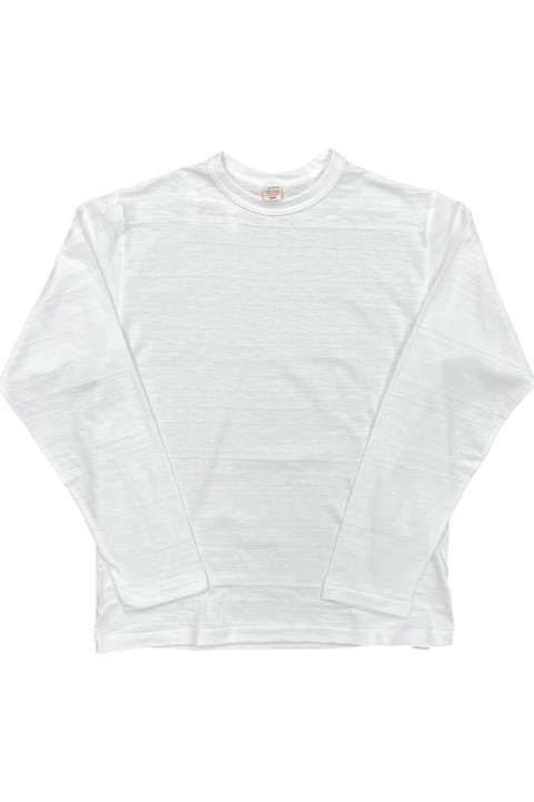 Warehouse & Co. Lot 5906 Long Sleeve Crew Neck T-Shirt Off-White