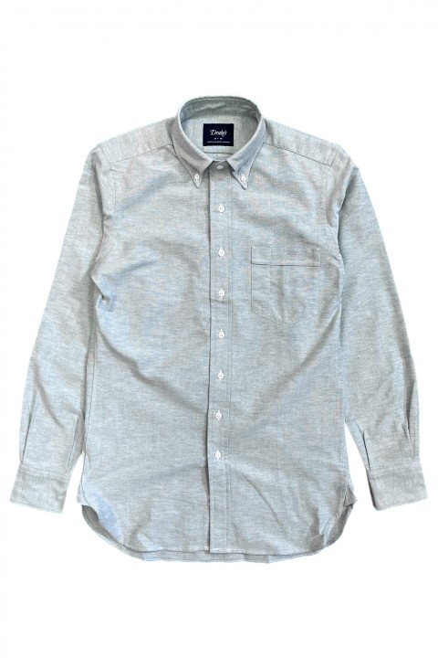Drake's Button-Down Oxford Shirt Green