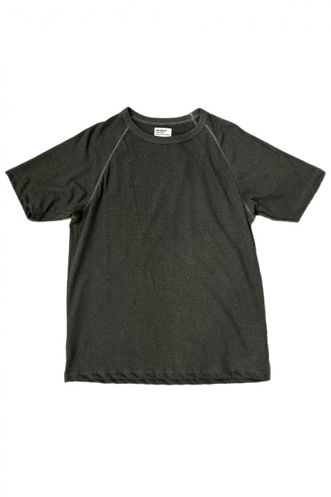 Heimat Cotton-Hemp Raglan T-Shirt Military Green