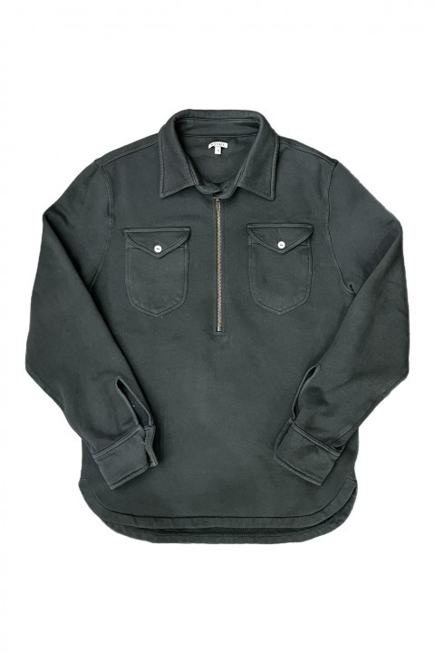 Wythe Half-Zip Sweatshirt Faded Black