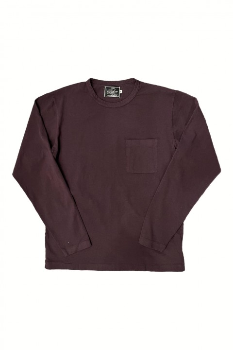 Dehen 1920 Heavy Duty Long Sleeve Tee Brown