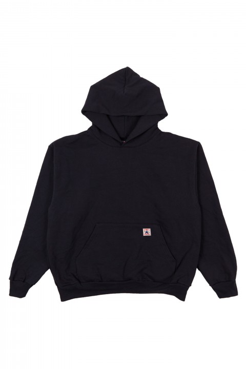 Randy's Garments Heavyweight Cross-Neck Hoodie Dark Navy
