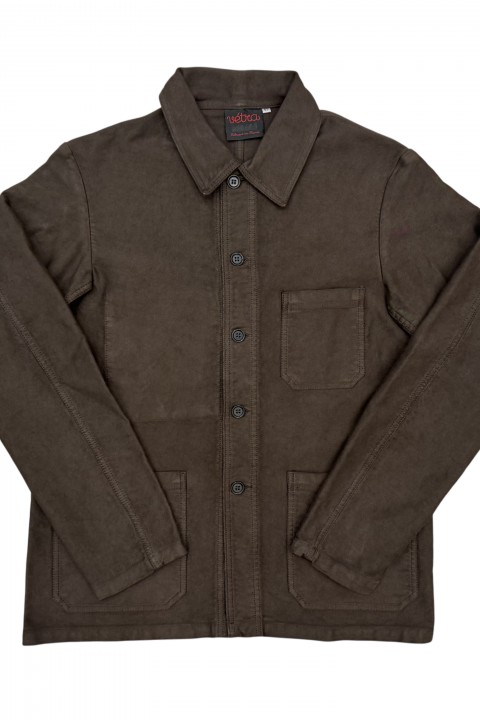 Vetra Chore Coat Truffle Moleskin