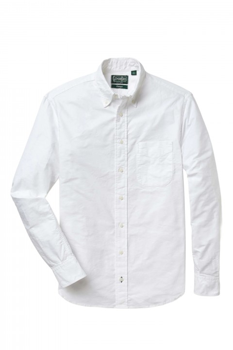 Gitman Bros. Vintage Long Sleeve Button Down White Oxford